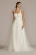 Lace Tank Sleeve A-Line Wedding Gown DB Studio WG4048