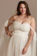 Convertible Strap Tall Plus Bodysuit Wedding Dress Melissa Sweet 4XL8MBMS251246