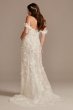 3D Floral Plunge Tall Bodysuit Wedding Dress Galina Signature 4XLMBSWG885