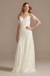 Low Back Lace Tall Wedding Dress with Fringe Swags DB Studio 4XLWG4024