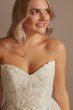 Convertible Straps Petite Bodysuit Wedding Dress Melissa Sweet 7MBMS251246