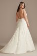 Low Back Plus Size Wedding Dress with Fringe Swags DB Studio 9WG4024