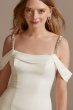 Off Shoulder Cowl Neck Tall Wedding Dress DB Studio 4XLWG4030