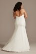 Crepe Back Satin Spaghetti Strap Plus Size Dress David's Bridal 9WG4044