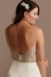 V-Neck Wedding Dress with Beaded Illusion Back DB Studio WG4004DB