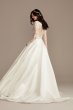 Long Sleeve Tall Wedding Dress with Appliques Oleg Cassini 4XLCWG908