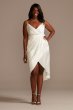 Hand-Pleated Spaghetti Strap Plus Size Slip Dress DB Studio 9SDWG0935