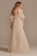 Cold-Shoulder Long Chiffon Bridesmaid Dress F20365