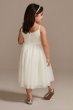 Pleated Mesh Spaghetti Strap Flower Girl Dress DB Studio WG1435