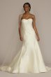 Strapless Drop Waist Lace Tall Wedding Dress Oleg Cassini 4XLCWG934