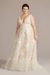 Organza A-Line Plus Size Wedding Gown Melissa Sweet 8MS251257