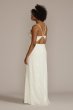 Cowl Neck Plus Size Wedding Gown with Open Back DB Studio 9SDWG1055