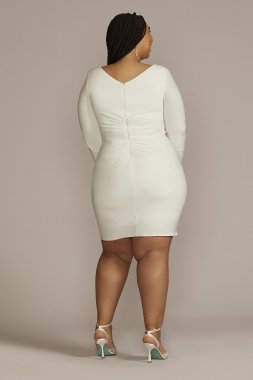 Long Sleeve Plus Size Jersey Dress DB Studio 9SDWG1091