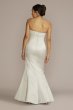 Satin Strapless Mermaid Wedding Dress DB Studio BLANKSTRUMPETMISSY