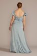 Puff Sleeve Satin Gown DB Studio D21NY22152V2