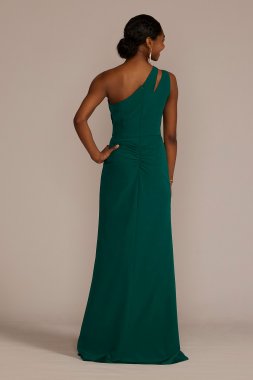 Stretch Crepe One-Shoulder Bridesmaid Dress Galina Signature GS290095