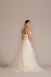 Floral Applique Spaghetti Strap Wedding Dress DB Studio LBWG4036