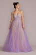 Tulle Ball Gown with Illusion Lace Corset Jules and Cleo WBM2881