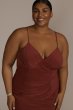 Plus Size Ruched Stretch Jersey Dress DB Studio WBM3023W