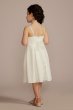 Pleated Crepe Spaghetti Strap Flower Girl Dress DB Studio WG1462