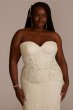 Sparkling Corset Bodice Tall Plus Wedding Gown Galina Signature 4XL9SWG920