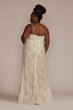 Lace Sheath Plus Size Wedding Gown with Overskirt Galina Signature 9SWG916