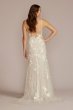 Lace Applique Tulle V-Neck Mermaid Wedding Gown Melissa Sweet MS251255