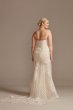 Scroll and Lace Mermaid Tall Plus Wedding Dress Oleg Cassini 4XL8CWG878