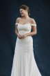 Layered Lace Swag Sleeve Plus Size Wedding Dress Melissa Sweet 4XL8MS251196