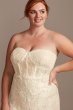 Embellished Lace Corset Tall Plus Wedding Dress Melissa Sweet 4XL8MS251207