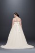 Plus Size Wedding Dress with Sweetheart Neckline David's Bridal Collection 4XL9NTWG3802