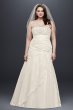 Lace Plus Size Wedding Dress with Side Split David's Bridal Collection 4XL9NTYP3344