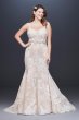 Lace Plus Size Wedding Dress with Moonstone Detail Galina Signature 4XL9SWG824