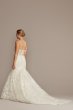 Beaded Brocade Embellished Tall Plus Wedding Dress Galina Signature 4XL9SWG835