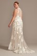 Illusion Keyhole Applique Tall Plus Wedding Dress Galina Signature 4XL9SWG843