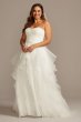 Beading and Lace Plus Size Ball Gown Wedding Dress David's Bridal Collection 4XL9WG3830