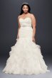 Lace-Up Plus Size Mermaid Wedding Dress David's Bridal Collection 4XL9WG3832