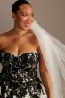 Tulle and Sheer Lace Plus Size Wedding Dress David's Bridal Collection 4XL9WG3861