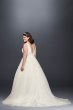 Tulle and Mikado Plus Size Ball Gown Wedding Dress David's Bridal Collection 4XL9WG3877