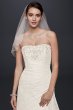 Lace Side Split Wedding Dress with Beading Detail David's Bridal Collection 4XLNTYP3344