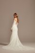 Off Shoulder Sequin Lace Tall Wedding Dress Galina Signature 4XLSWG874