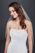 Strapless Chiffon Tall Wedding Dress with Drape David's Bridal Collection 4XLV9409