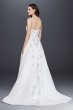 Extra Length Corset Back Wedding Dress with Drape David's Bridal Collection 4XLV9665