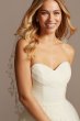 Extra Length Strapless Sweetheart Wedding Dress David's Bridal Collection 4XLWG3802