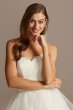 Lace Sweetheart Wedding Ball Gown with Beading David's Bridal Collection 4XLWG3830