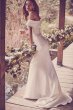 Mikado Off-the-Shoulder Trumpet Wedding Dress David's Bridal Collection 4XLWG3880