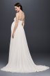 Maternity Beaded Chiffon Wedding Dress David's Bridal Collection 4XLWG3882