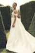 Off the Shoulder Satin Gown Tall Wedding Dress David's Bridal Collection 4XLWG3979