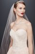 Oleg Cassini Strapless Petite Wedding Dress Oleg Cassini 7CWG749