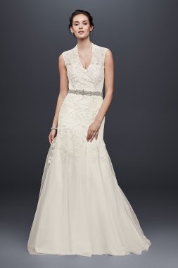 Petite Melissa Sweet Cap Sleeve Wedding Dress Melissa Sweet 7MS251005